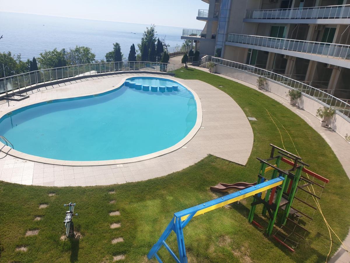 Studio Silver Terace With Sea View For 4 Person Бяла Экстерьер фото