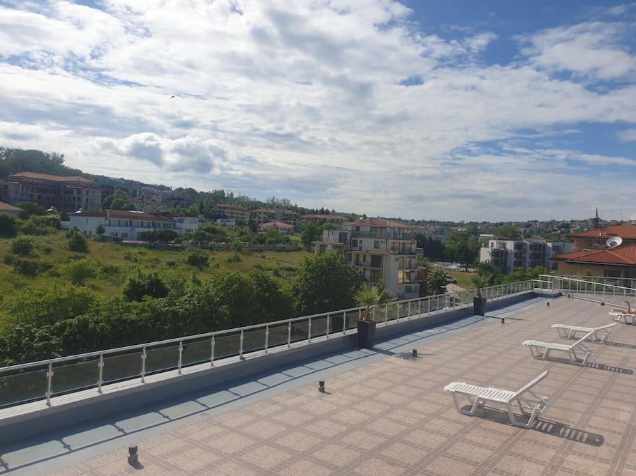 Studio Silver Terace With Sea View For 4 Person Бяла Экстерьер фото