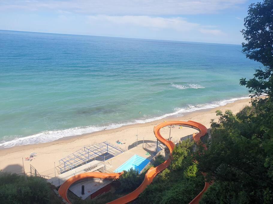 Studio Silver Terace With Sea View For 4 Person Бяла Экстерьер фото