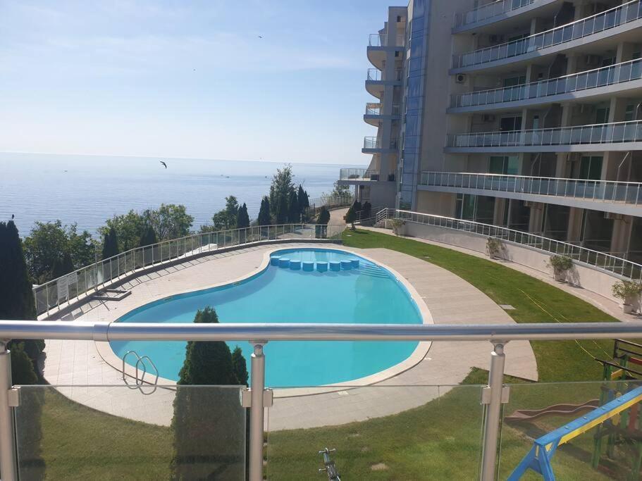Studio Silver Terace With Sea View For 4 Person Бяла Экстерьер фото