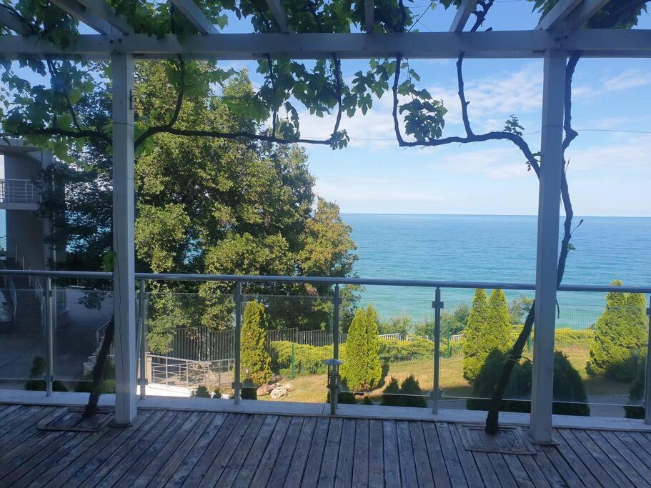 Studio Silver Terace With Sea View For 4 Person Бяла Экстерьер фото