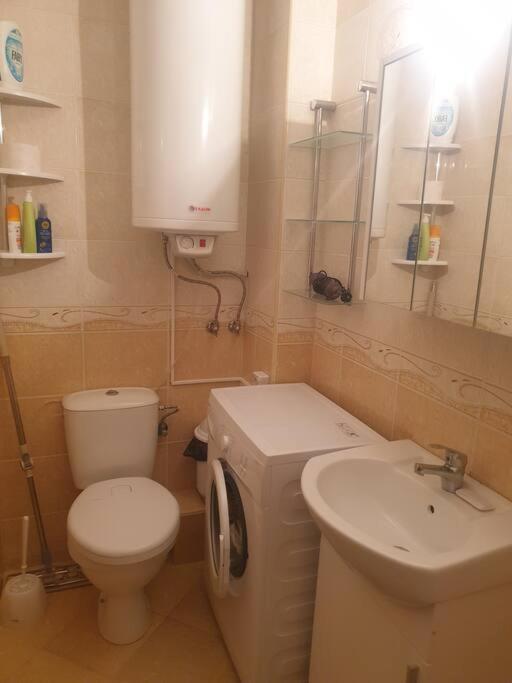 Studio Silver Terace With Sea View For 4 Person Бяла Экстерьер фото