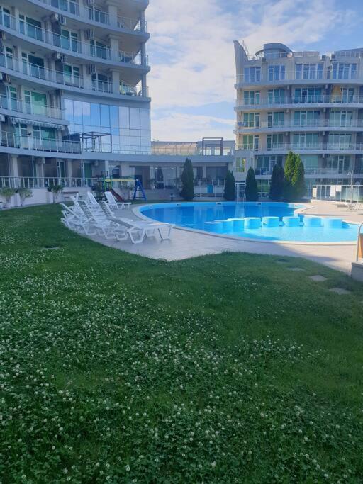 Studio Silver Terace With Sea View For 4 Person Бяла Экстерьер фото